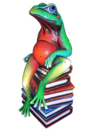 Carlos and Albert Book Club Frog (Giant)